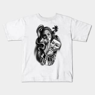 Chicano girl Kids T-Shirt